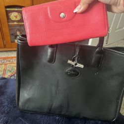 Longchamp Handbag And Wallet 