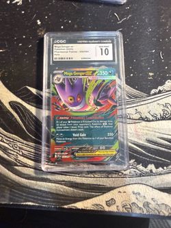 Mega Gengar ex CGC 10 Gem Mint Holo Pokemon Card