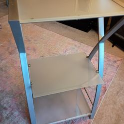 3-Tier Stained Glass Shelf Unit.