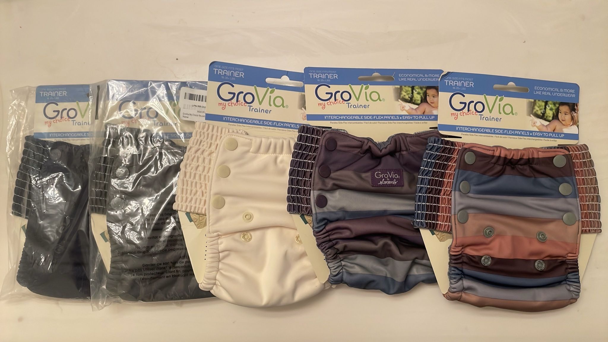 5 Grovia Potty Training Cloth DiaperReusable Pull-ups