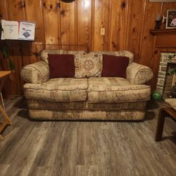 Full Size Sleeper Sofa and Loveseat