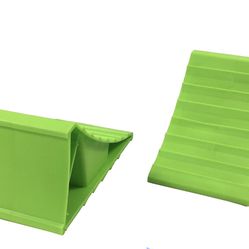 MaxxHaul 50230 Polypropylene Wheel Chrrock 2-Pack Heavy Duty Non-Slip Base