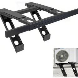 Air Conditioner Bracket for Window, No Drilling Window AC Bracket, Support up to 300lbs，Black