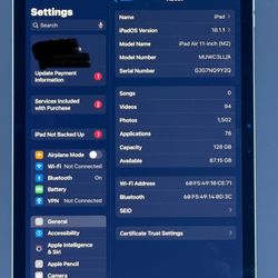 APPLE IPAD AIR 11”