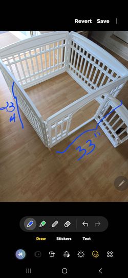 Fence foldable for pets /Cerca para mascotas que se dobla