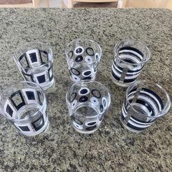 Great Condition Thick Bottom Glass Cup Set Of 6 Hacienda OP Heights Pick Up 