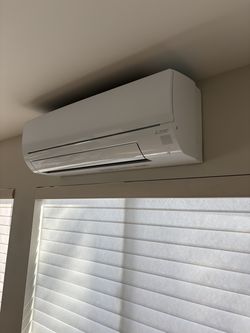 Mitsubishi Mini split air conditioner with heat pump