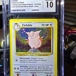 Clefable Pokémon 2023 Classic Holo GEM MINT 10