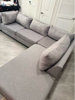 Graphite Sectional Couch