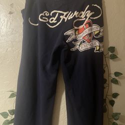 Large Ed Hardy Pants Not Worn Too Much 