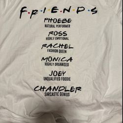Friends Tv Shirt Cropped Tie Knot