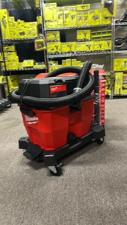 Milwaukee M18 FUEL 9 Gal. Cordless DUAL-BATTERY Wet/Dry Shop Vacuum with Filter, Hose, and Accessories (TOOL ONLY)