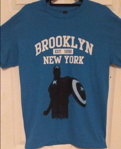 CAPTAIN AMERICA CUSTOM "BROOKLYN" T SHIRT