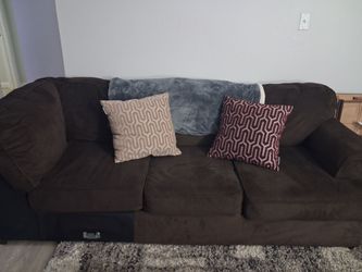 Brown couch
