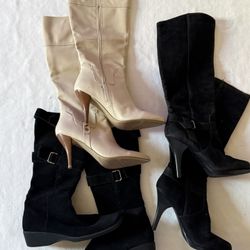 Women’s Boots - 3 Pair