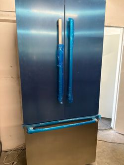 Built-in benchmark 36 inch wide stainless steel panels no dents