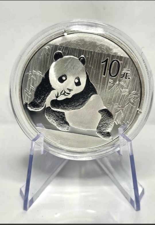 1oz 2015 .999 SILVER Panda In Capsule