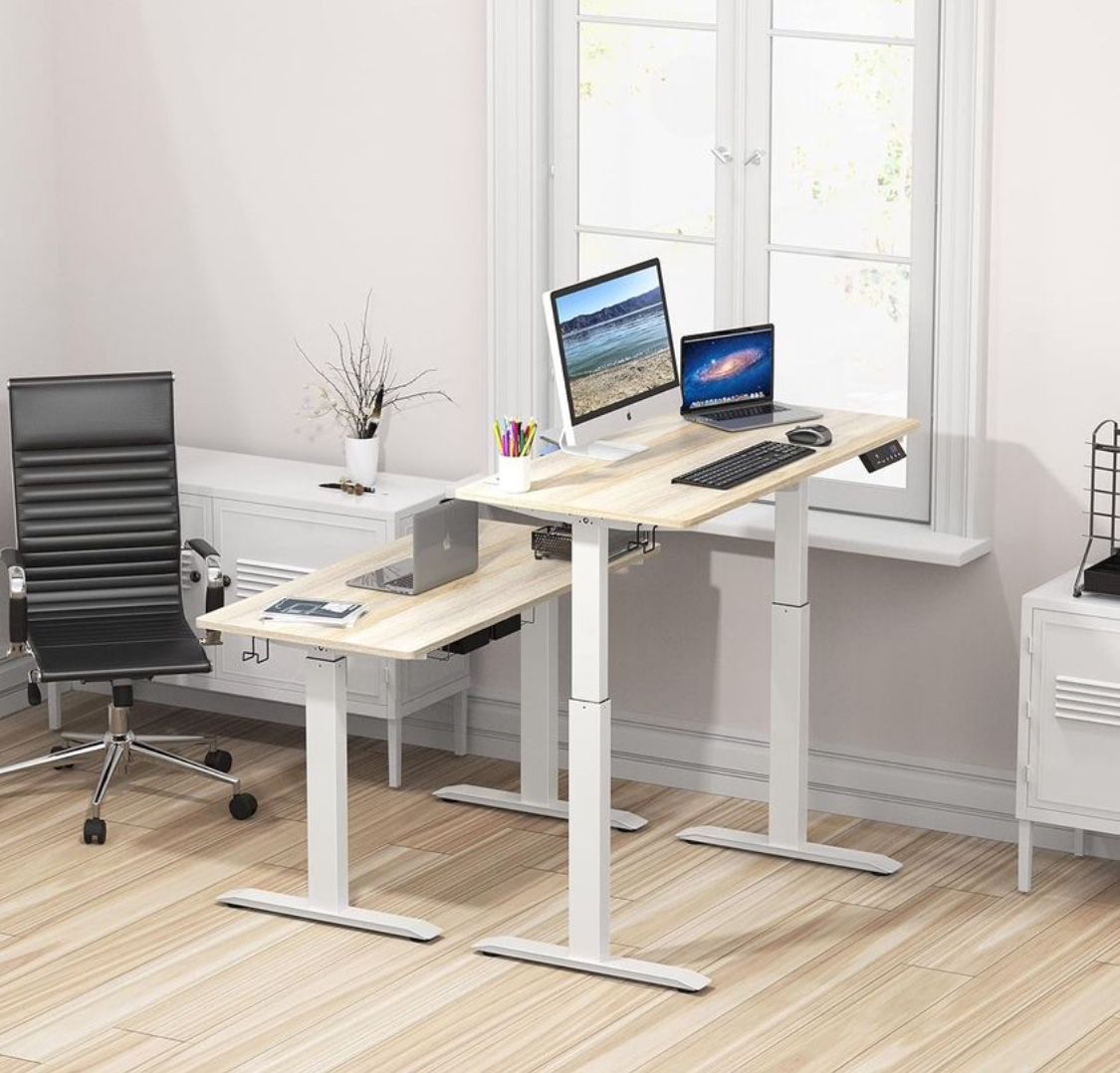 Brand New - SHW Standing Desk, Height Adjustable w/ Memory Preset