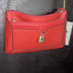 Spacious Juicy Couture Purse Red 
