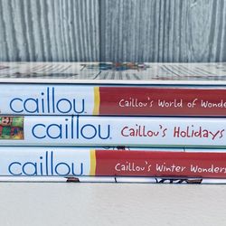 3-DVD CAILLOU'S HOLIDAY FAVORITES COLLECTION PBS KIDS, W/Slipcase, NIP DVD