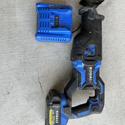 BATTERY INCLUDED Kobalt XTR 24-volt Max Variable Speed Brushless Cordless Reciprocating Saw