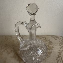 American Brilliant Period Cut Glass Cruet Decanter - Feel Free to Ask Questions