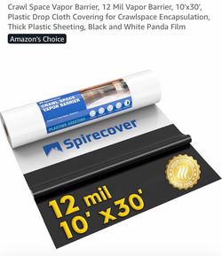 Crawl Space Vapor Barrier (10'x30')