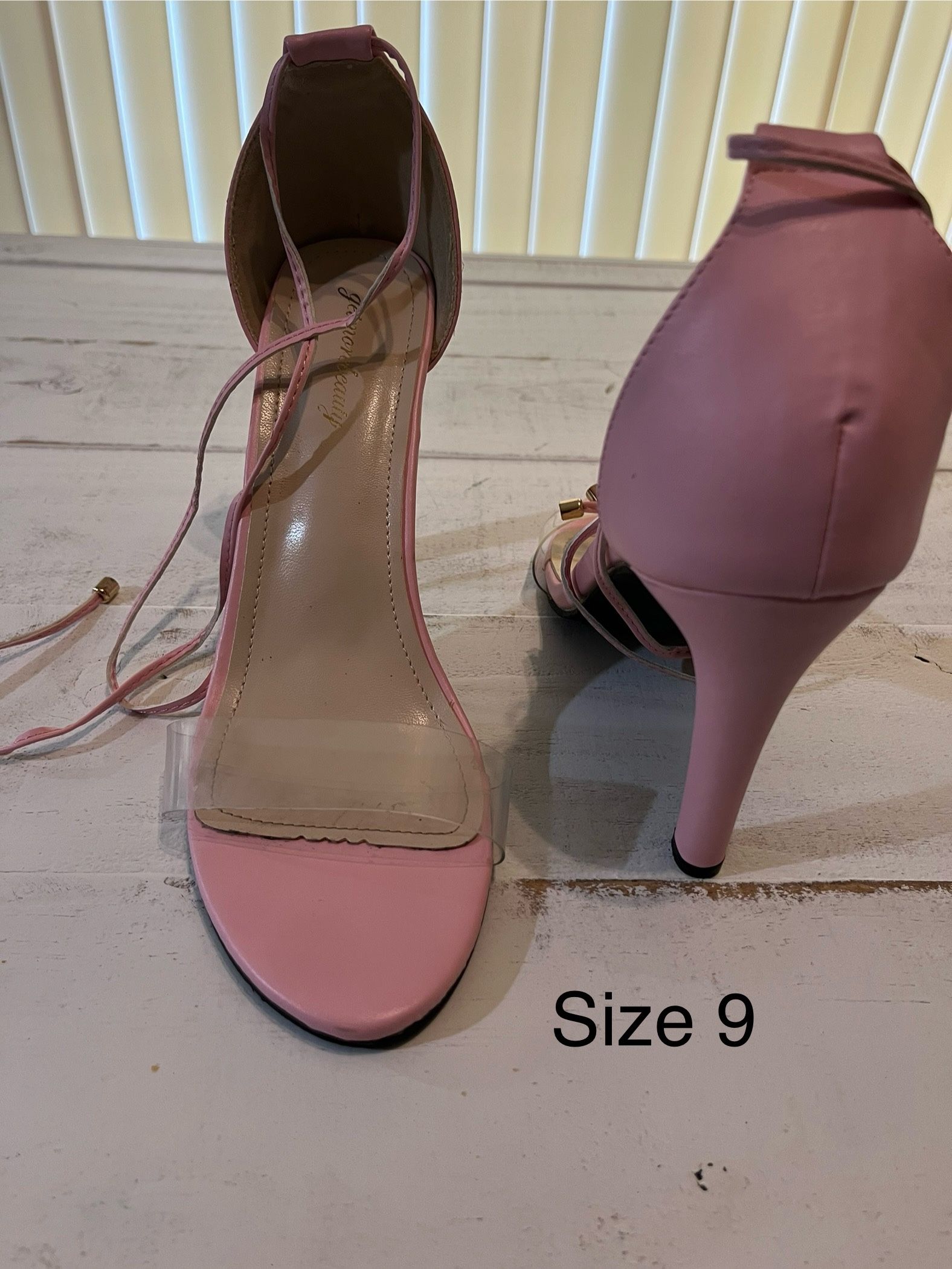Pink Heels Size 9 