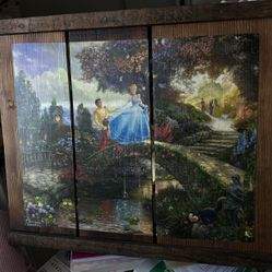 Thomas Kinkade Disney Princess art 