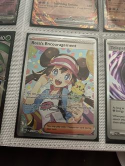 Rosa’s encouragment pokemon card
