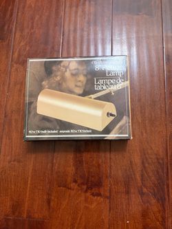 Vintage Ohm-Rite Old Masters 8” Picture Lamp Gold CAT 800-1 New in Box