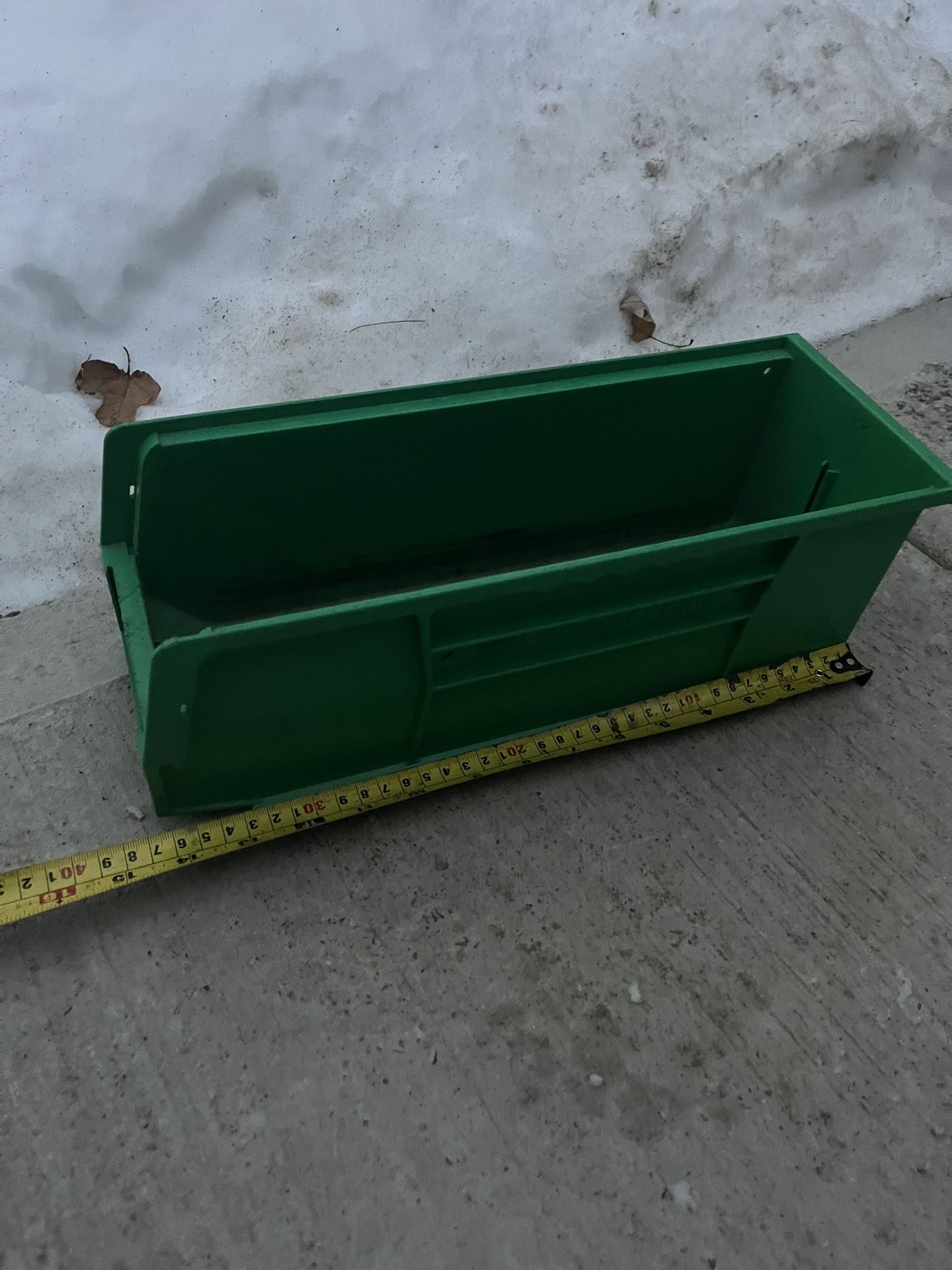 Plastic Storage Bins, Space-Saving Stackable Bins for Garage, Pantry, Craft Organization
