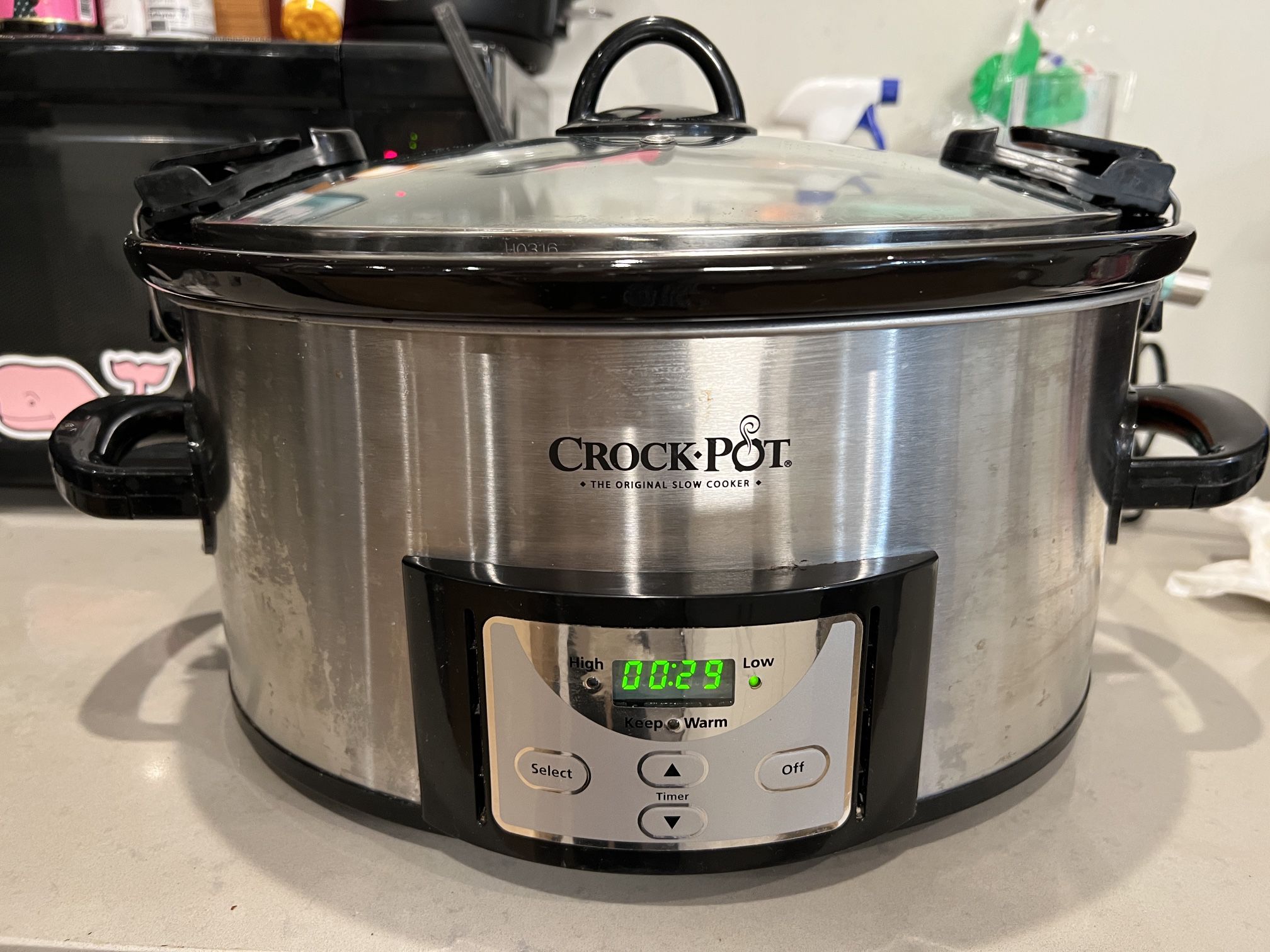 Digital Crockpot Slow Cooker