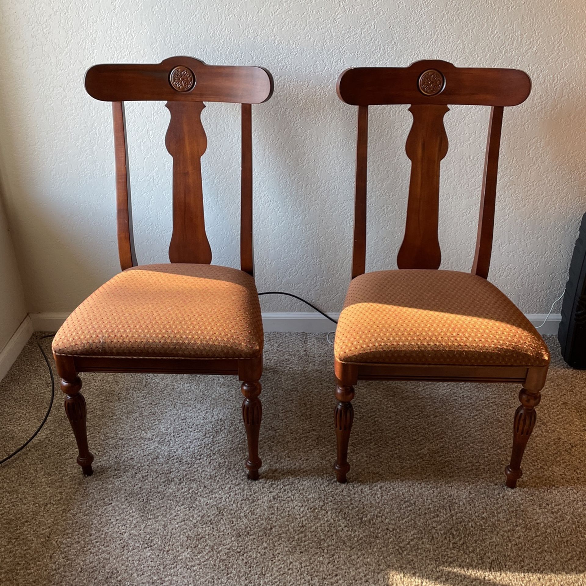 Soft Cushion Wood Chairs