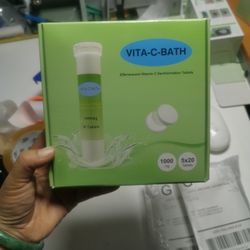 Vitamin C Bath Filter / water filter/ 100% organic VC Water/ Effervescent Vitamin C Dechlorination, 1000mg 100tablets