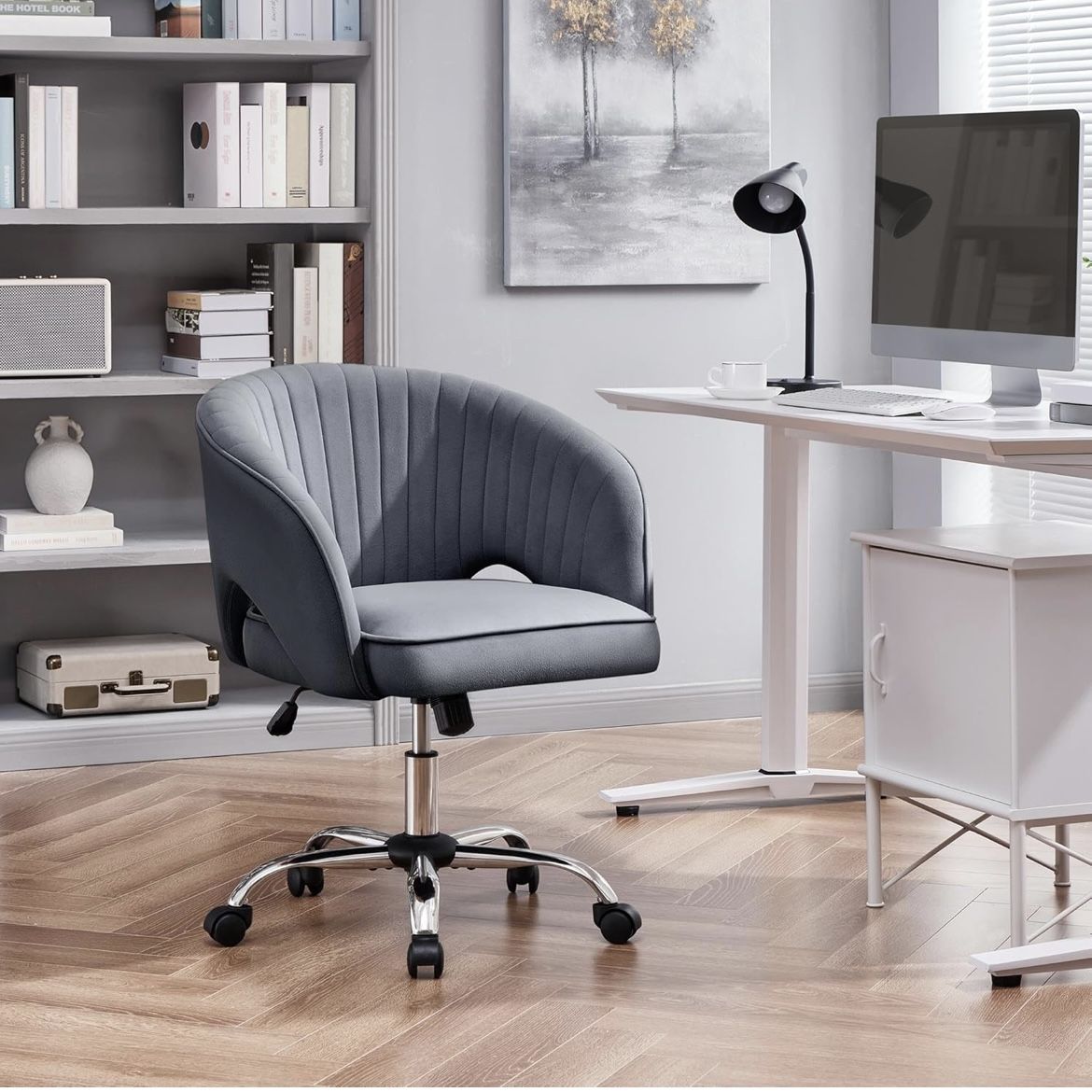 Home Office Chair Velvet Desk Chair