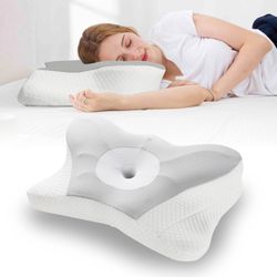 Ergonomic Memory Foam Cervical Pillow, Brand New Sealed in Box