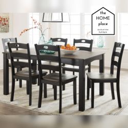 New Arrival!!! Brand New Set Table With 6 Chairs, In Stock NOW!!!