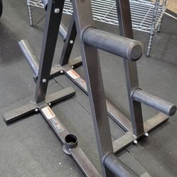(2) Marcy Olympic Weight Plate Tree for 2-Inch Plates Weight Storage Rack