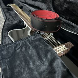 Alucinico Black & Red Suede Strap With Suede Case