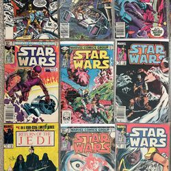 (21) STAR WARS rare comics