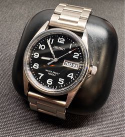 Seiko 7N43-9101 VTG Men’s Quartz Watch – Sapphire Crystal – New Battery – 37mm