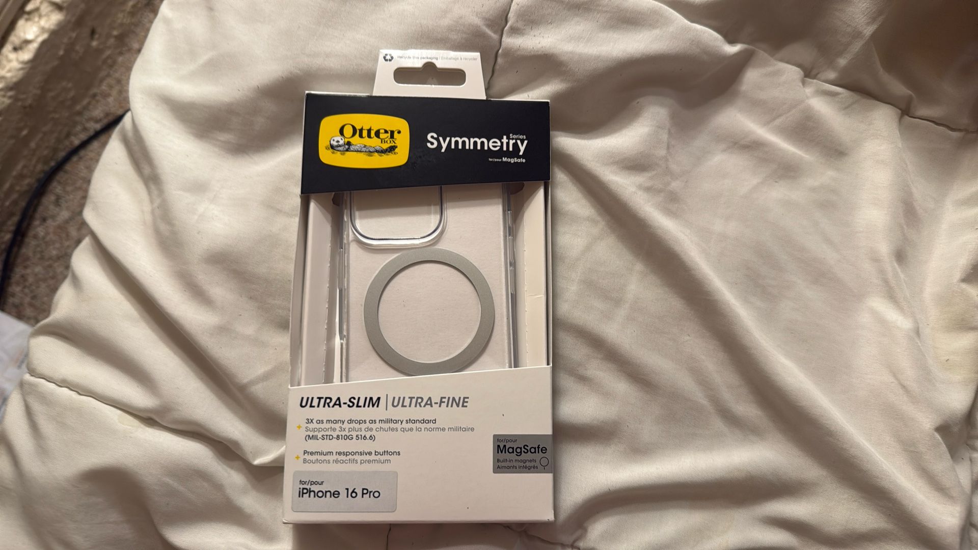 OtterBox iPhone 16 Pro Symmetry Series Clear Case - Clear Magsafe