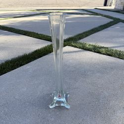 Tall Clear Glass Bud Vases (Qty of 6)