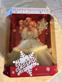 Happy holidays special edition 1989 Barbie