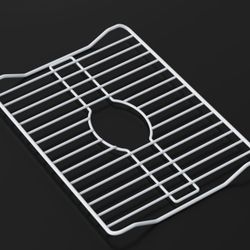 Better Houseware Sink Protector Prevents Scratches Sink Rack for Bottom of Sink White Sink Mat Sink Protectors for Kitchen Sink Metal 12.5”x18”