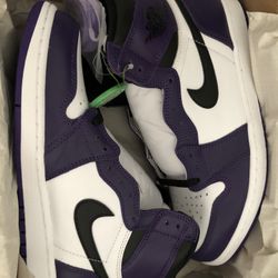 Jordan 1 Court Purple 