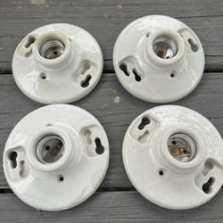 Ceramic Keyless Ceiling Socket 