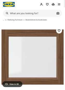 IKEA glass door