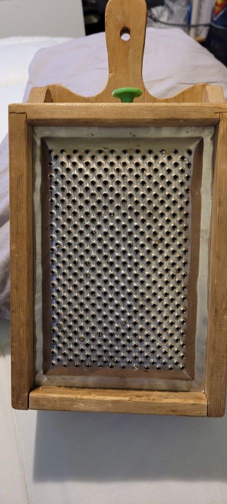 Antique Wooden Cheese Grater Box